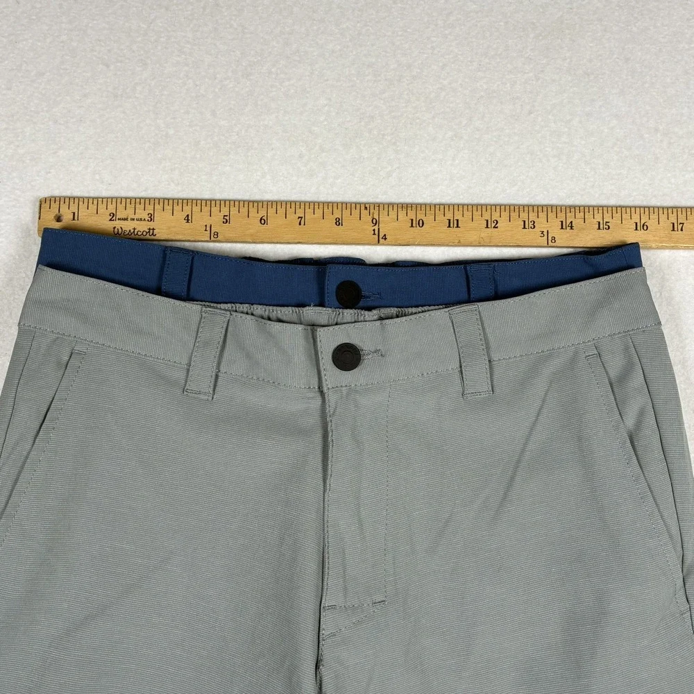 Lot of 2 Banana Republic Mens 32 Blue & Gray Performance Tech Shorts Gorpcore